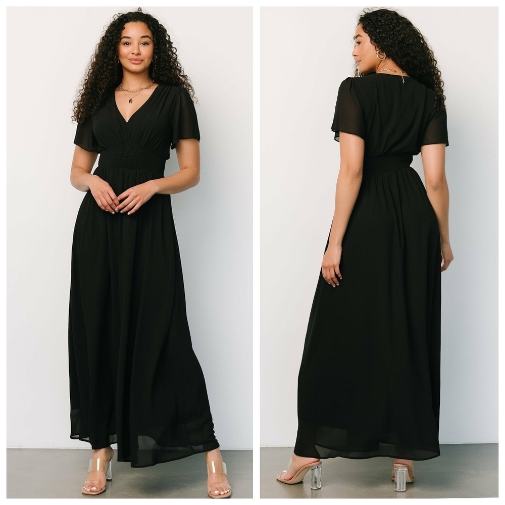 Baltic Born Birdie Black Maxi Dress